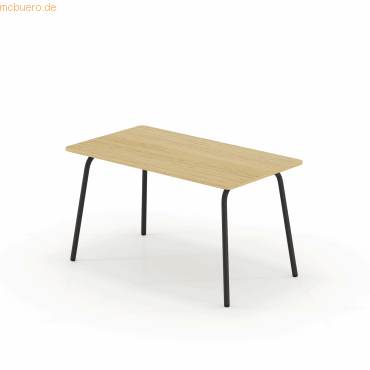 Sedus Schreibtisch Sedus se:lab work&meet 140x74x80cm schwarz/eiche he von Sedus