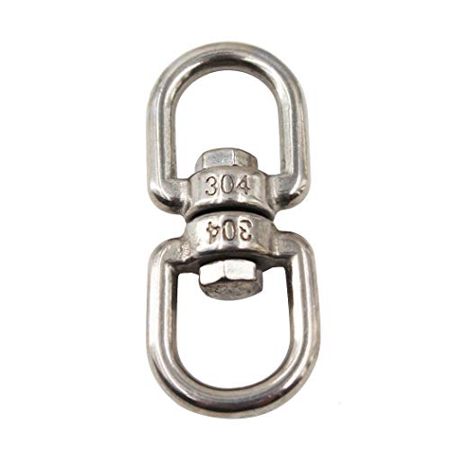 Schlüsselanhänger 304 Edelstahl Swivel Ring M12 1/2" 1 Pack von SeeRaphee