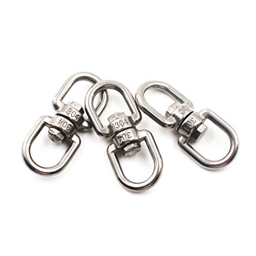 Schlüsselanhänger 304 Edelstahl Swivel Ring M8 5/16" 3 Pack von SeeRaphee