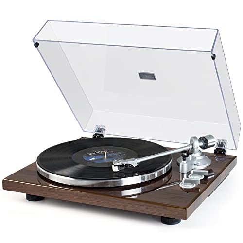 SeeYing Plattenspieler mit Riemenantrieb Bluetooth Vinyl-Schallplattenspieler 33 oder 45 U/min mit Phono Vorverstärker Magnetkartusche und Gegengewicht Drahtlose Ausgangskonnektivität SeeYing Plattenspieler mit Riemenantrieb Bluetooth Vinyl-Schallplattenspieler 33 oder 45 U/min mit Phono Vorverstärker Magnetkartusche und Gegengewicht Drahtlose Ausgangskonnektivität von SeeYing