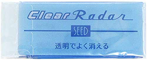 SEED Transparenter transparenter Kunststoff-Radiergummi, klein, 4 Stück SEED Transparenter transparenter Kunststoff-Radiergummi, klein, 4 Stück von Seed