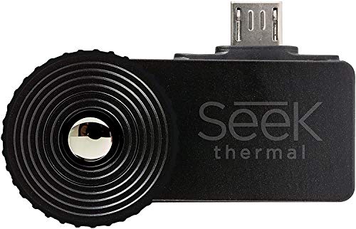 Seek Thermal Compact XR - Preiswerte Wärmebildkamera mit Erweiterter Sichtweite, Micro-USB Anschluss und Wasserdichtem Schutzgehäuse Kompatibel mit Android Smartphones - Schwarz, UT-AAA von Seek Thermal