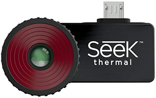 Seek Thermal CompactPRO FF Preiswertes Wärmebildsystem mit Micro-USB Anschluss und Wasserdichtem Schutzgehäuse für Android Smartphones - Schwarz UQ-AAAX von Seek Thermal