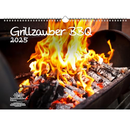 Grillzauber BBQ DIN A3 Kalender für 2025 Grill - Seelenzauber von Seelenzauber