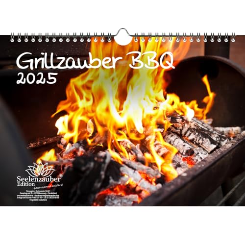 Grillzauber BBQ DIN A4 Kalender für 2025 Grill BBQ Feiern - Seelenzauber von Seelenzauber