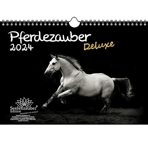 Pferdezauber DELUXE DIN A4 Kalender für 2024 Pferde - Seelenzauber von Seelenzauber