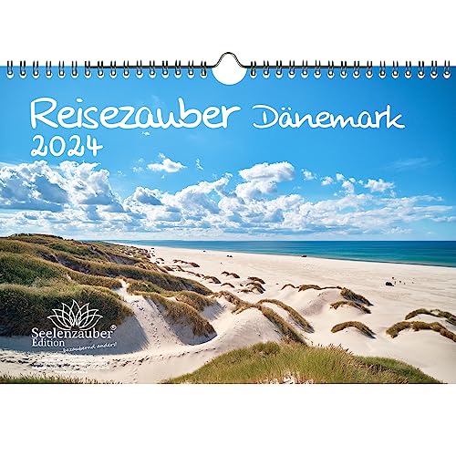 Reisezauber Dänemark DIN A4 Kalender für 2024 Urlaub Reise Kopenhagen Stadt und Land - Seelenzauber von Seelenzauber