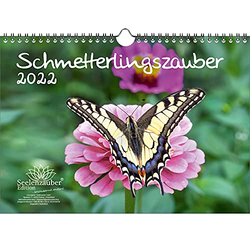 Schmetterlingszauber DIN A4 Kalender für 2022 Schmetterling - Seelenzauber von Seelenzauber