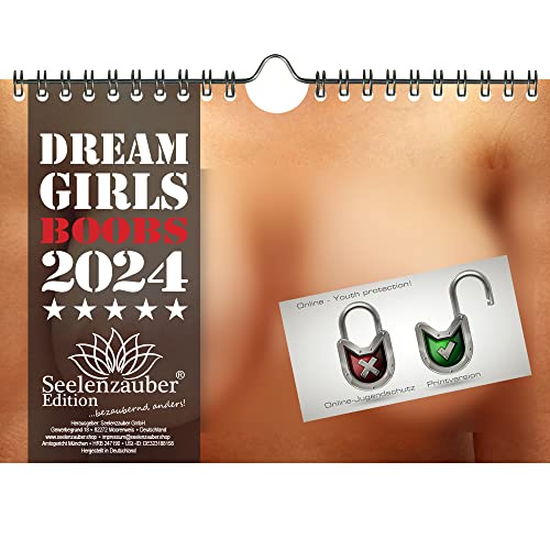 Sexy Dreamgirls Boobs DIN A5 Kalender Querformat für 2024 Erotik - Seelenzauber von Seelenzauber