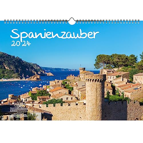 Spanienzauber DIN A3 Kalender für 2024 Madrid Urlaub Mediterran Spanien - Seelenzauber von Seelenzauber
