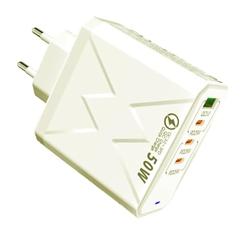 50W USB C ladegerät Mehrfach, 4 Ports PD 25W Schnellladegerät, Handy ladegeräte für Samsung Galaxy S25 S24 S23 A56 A54 A55 iPhone 16 15 14 13 Pro Max, iPad Pro, netzteil USB c ladestecker stecker 50W USB C ladegerät Mehrfach, 4 Ports PD 25W Schnellladegerät, Handy ladegeräte für Samsung Galaxy S25 S24 S23 A56 A54 A55 iPhone 16 15 14 13 Pro Max, iPad Pro, netzteil USB c ladestecker stecker von Sefitopher