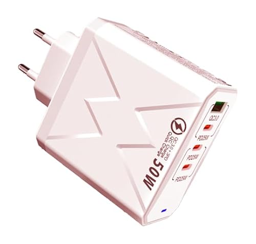 50W USB C ladegerät Mehrfach, 4 Ports PD 25W Schnellladegerät, Handy ladegeräte für Samsung Galaxy S25 S24 S23 A56 A54 A55 iPhone 16 15 14 13 Pro Max, iPad Pro, netzteil USB c ladestecker stecker 50W USB C ladegerät Mehrfach, 4 Ports PD 25W Schnellladegerät, Handy ladegeräte für Samsung Galaxy S25 S24 S23 A56 A54 A55 iPhone 16 15 14 13 Pro Max, iPad Pro, netzteil USB c ladestecker stecker von Sefitopher
