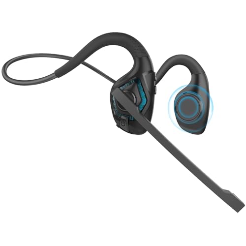 Seflorgo Bluetooth-Headset, Wireless Headset mit Mikrofon Geräuschunterdrückung, Open-Ear-Komfort-Kopfhörer für Telefonate und PC-Meetings, Bluetooth 5.3 Dual-Verbindung, 10 Stunden Arbeitszeit Seflorgo Bluetooth-Headset, Wireless Headset mit Mikrofon Geräuschunterdrückung, Open-Ear-Komfort-Kopfhörer für Telefonate und PC-Meetings, Bluetooth 5.3 Dual-Verbindung, 10 Stunden Arbeitszeit von Seflorgo