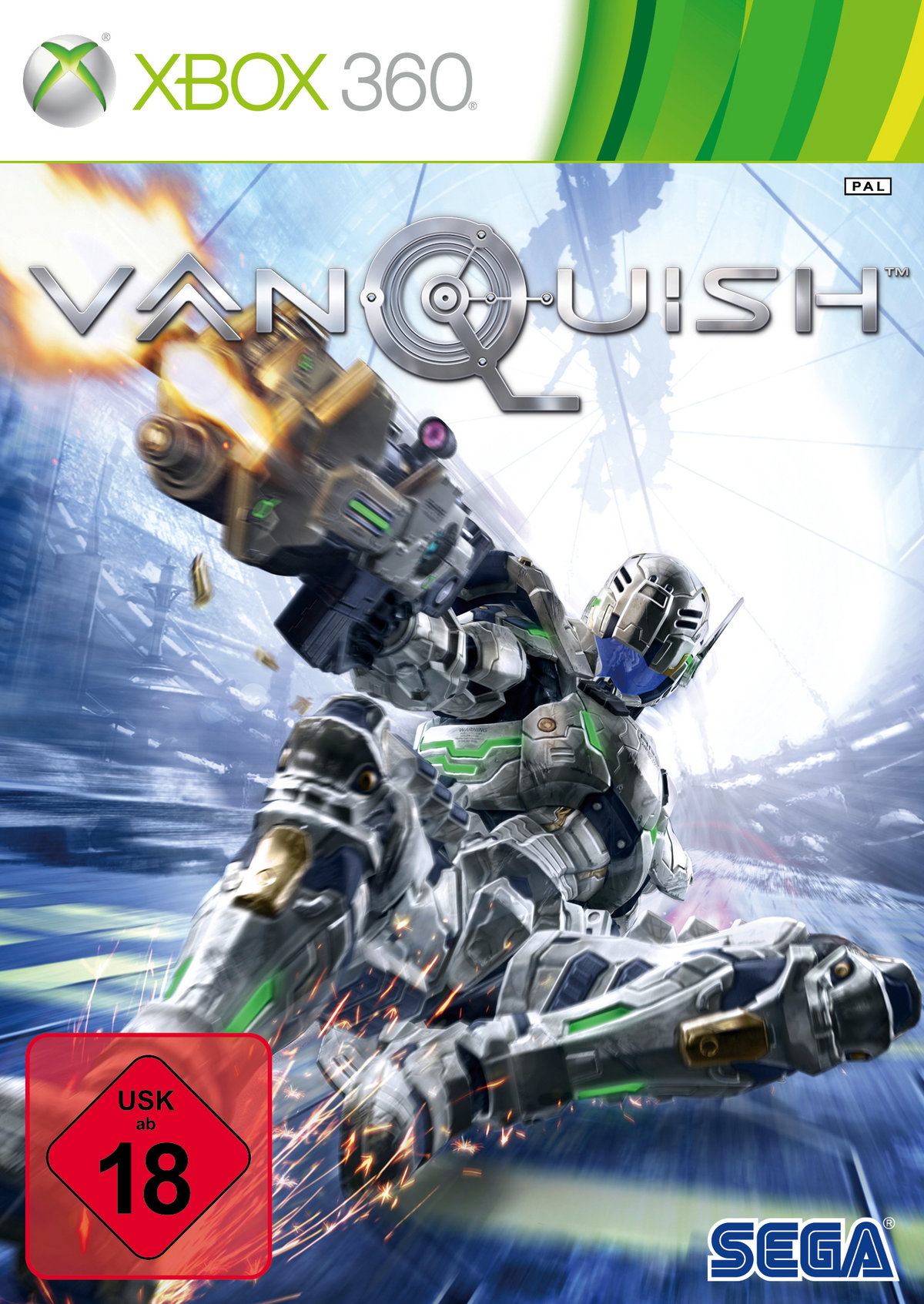 Vanquish uncut mit 3D-Cover von Sega Europe Limited
