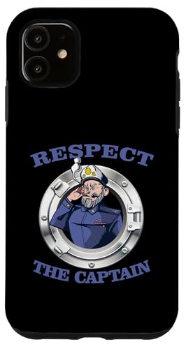Segler Segel Schiff Segelschiff Respect the Captain Segeln Hülle für iPhone 11 Segler Segel Schiff Segelschiff Respect the Captain Segeln Hülle für iPhone 11 von Segeln Segel Segler Zubehör Geschenke Bekleidung