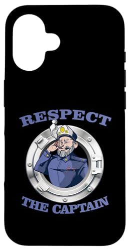 Segler Segel Schiff Segelschiff Respect the Captain Segeln Hülle für iPhone 16 Segler Segel Schiff Segelschiff Respect the Captain Segeln Hülle für iPhone 16 von Segeln Segel Segler Zubehör Geschenke Bekleidung