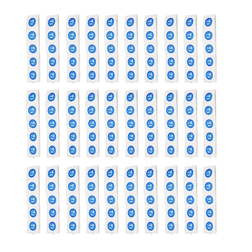 30pcs NFC -Tags PVC wasserdicht 504 Bytes Programmierbare NFC -Aufkleber für Tagmo -Telefon (Blau) von Segrehy