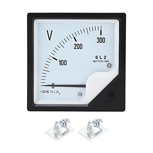 Analoges Spannungsmessgerät für Schalttafeln, hochgenaues Zeigervoltmeter von 0 bis 300 V für Generator-Stromversorgungsgeräte, industrielle Nutzung, schwarzes ABS-Material, Analoges Spannungsmessgerät für Schalttafeln, hochgenaues Zeigervoltmeter von 0 bis 300 V für Generator-Stromversorgungsgeräte, industrielle Nutzung, schwarzes ABS-Material, von Segrehy