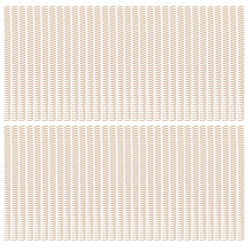 Bindungsspiralspule Hochkapazität Professionelle Bindungsspule für Bürodokumente und Universitätspräsentationen 16 mm Durchmesser 48 Schleife 4: 1 Tonhöhe 140 Blechkapazität A4 (Gold) von Segrehy