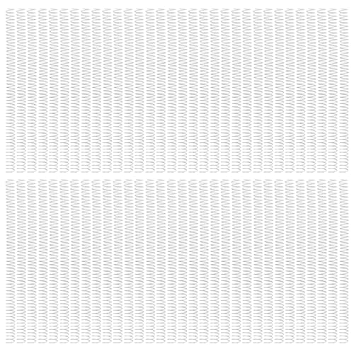 Bindungsspiralspule Hochkapazität Professionelle Bindungsspule für Bürodokumente und Universitätspräsentationen 16 mm Durchmesser 48 Schleife 4: 1 Tonhöhe 140 Blechkapazität A4 (Silber) von Segrehy