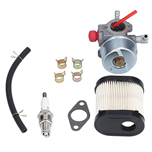Carburetor Zündkerzen Ersatzkit Hochwertiges Aluminium Langlebiger Rasenmäher -Vergaser -Set einfach zu installieren für 20016 20017 20018 6.75 Modelle von Segrehy