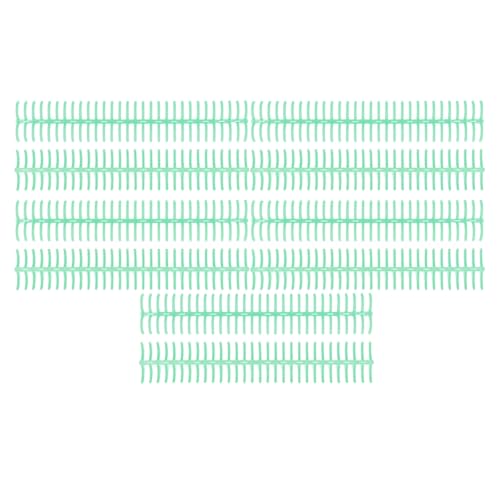 Kunststoffbindungsstacheln 30 Ringe Kammbindemittel 19 mm Durchmesser 28 cm Länge für A4 B5 A5 Papier Notebooks Berichte Präsentationen 10pcs (Grün) von Segrehy
