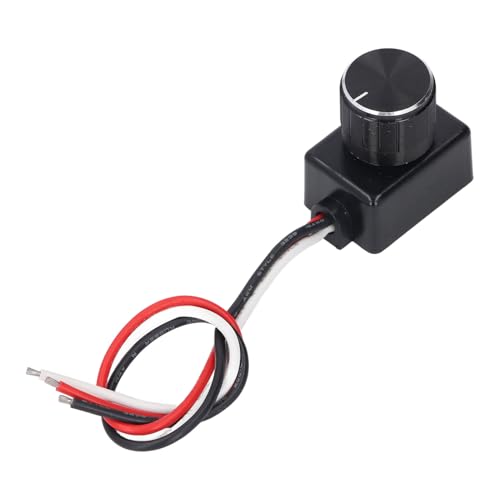 LED Dimmer Switch PWM Dimm Full Range Dimmabilität 12 bis 24 V Überstromprävention für RV -Lichter Innenausstattung Boote LKW Streifen Beleuchtung Aluminium Gehäuse von Segrehy