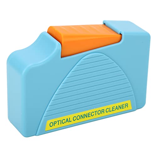 Segrehy Glasfaserreinigungsbox Professioneller optischer Stecker Reiniger Hocheffizienz Kabel End Gesichtsreiniger für SC FC LC ST -Steckverbinder ABS -Material lebiges tragbares Design (Blau) von Segrehy