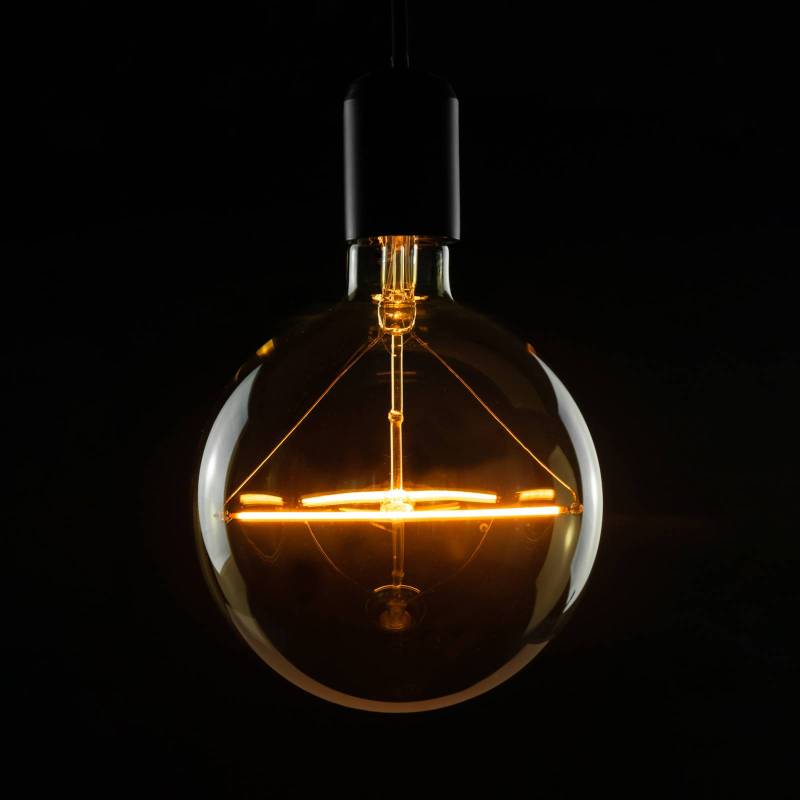 E27 5W LED-Globelampe Ø15cm Vintage gold 1.900K von Segula