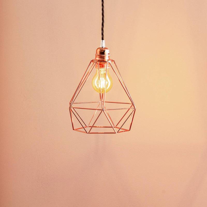 SEGULA Diamant Pendellampe in Kupfer von Segula