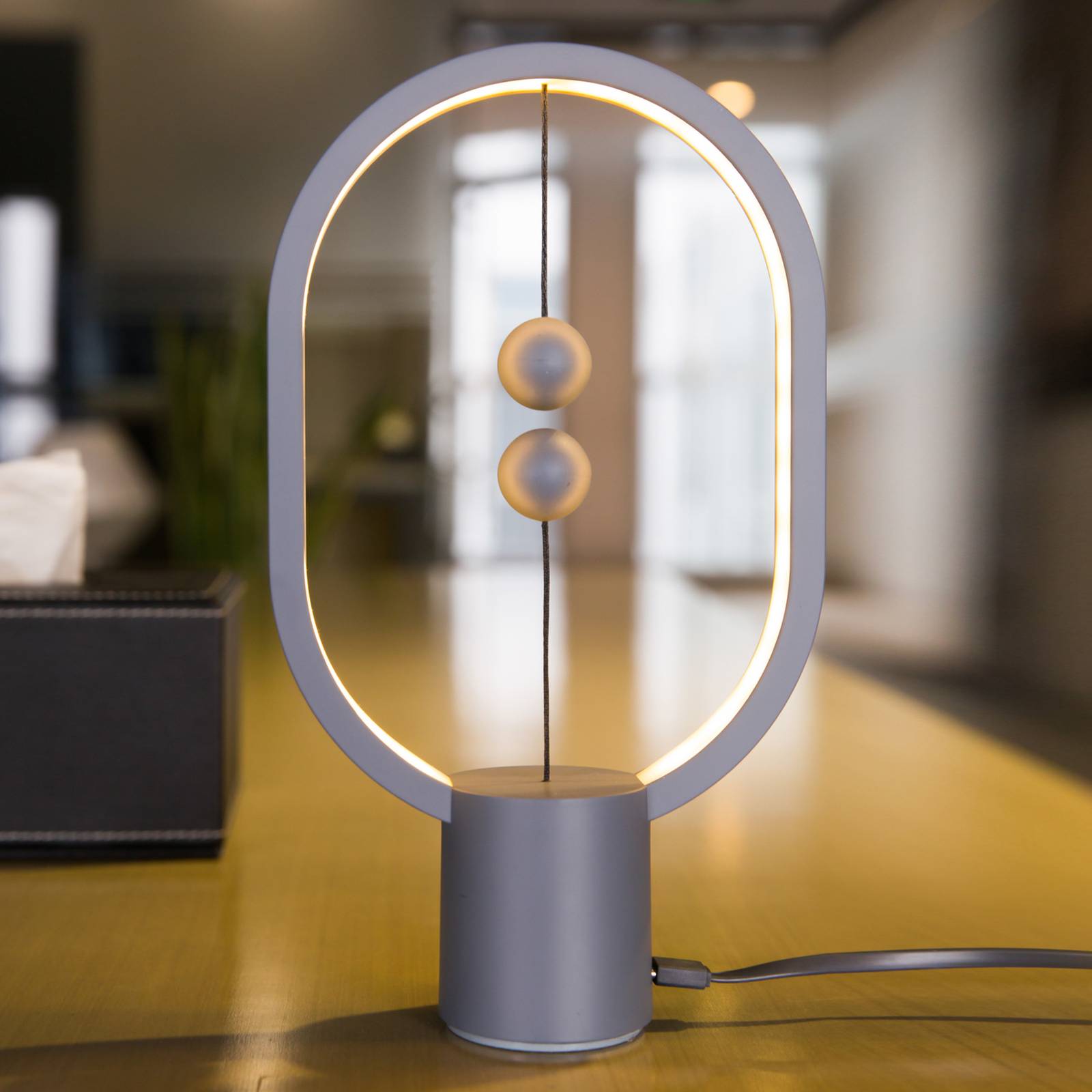 SEGULA Heng Balance Mini LED-Tischlampe hellgrau SEGULA Heng Balance Mini LED-Tischlampe hellgrau von Segula
