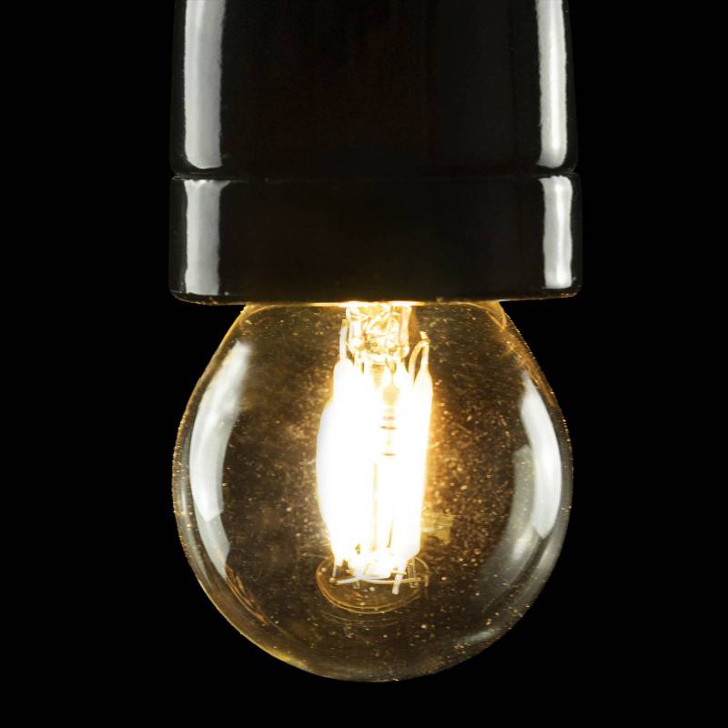 SEGULA LED E27 3W Golfball 24V DC Filament klar 927 dimmbar von Segula