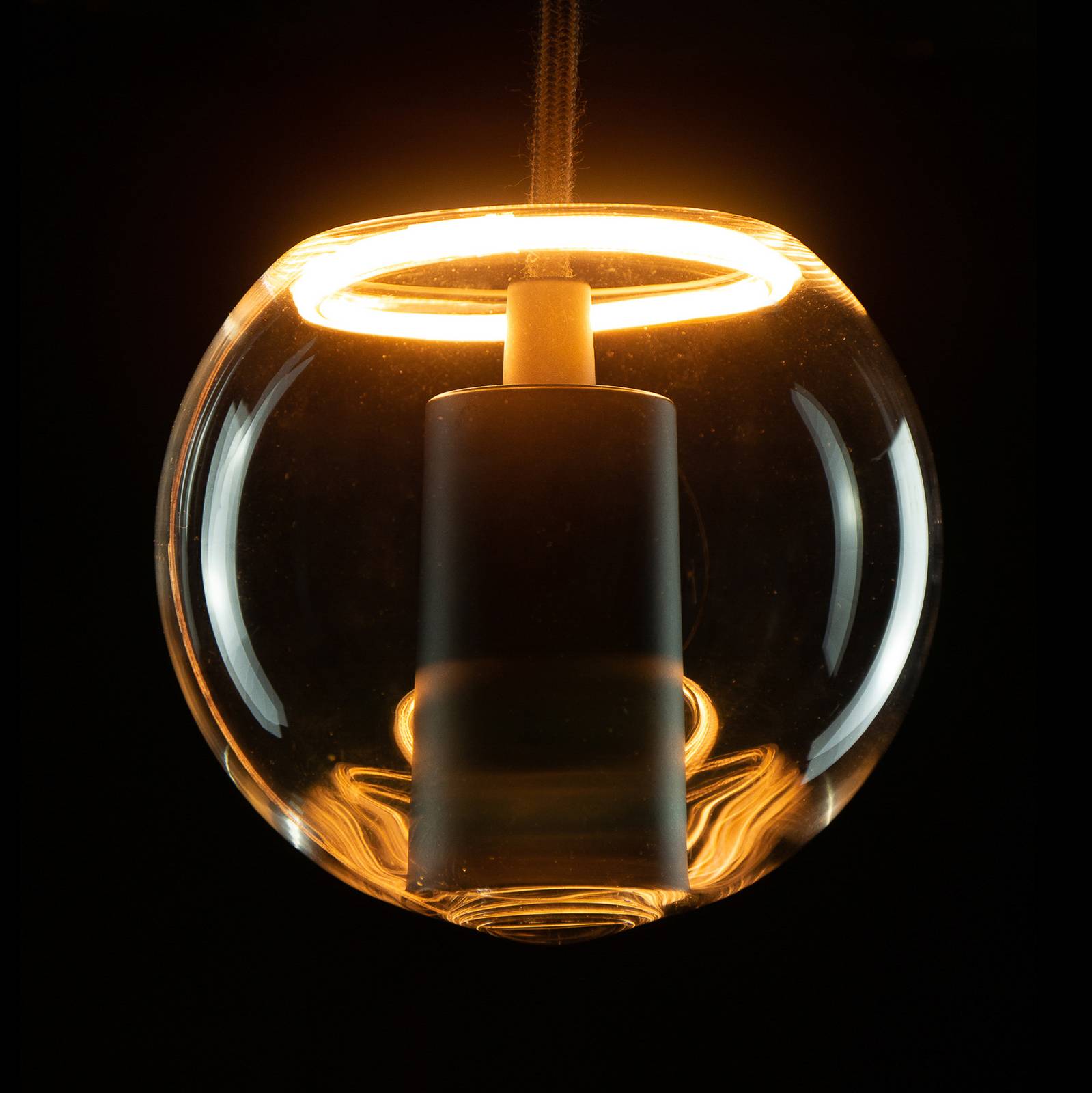 SEGULA LED-Floating-Globe 125 E27 4,5W klar inside von Segula