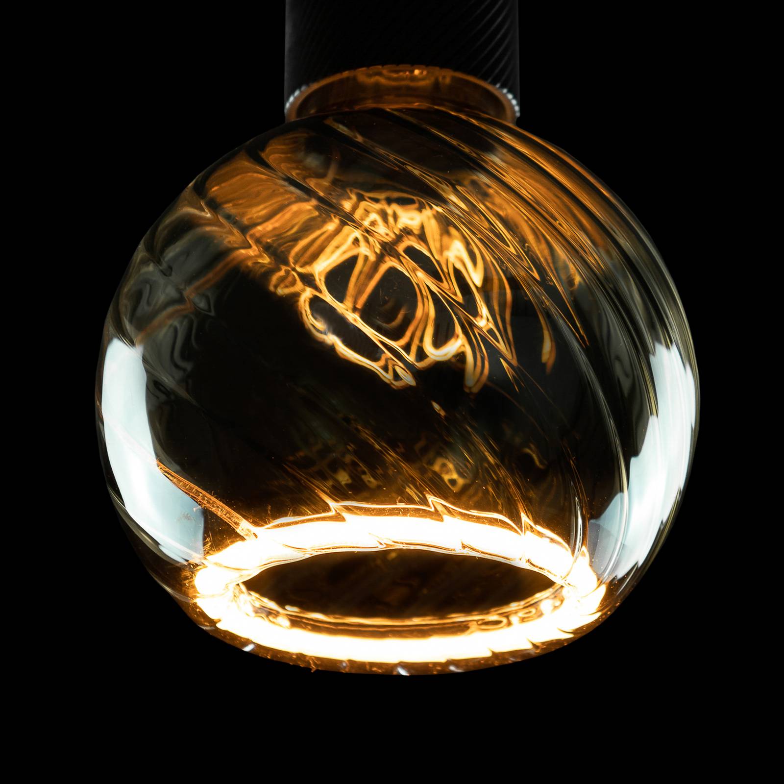 SEGULA LED-Floating-Globe G125 E27 6W twist rauch von Segula