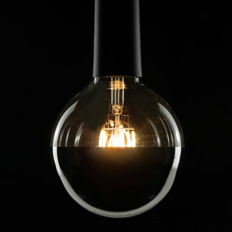 SEGULA LED-Globe E27 6,5W 927 Kopfspiegel silber von Segula