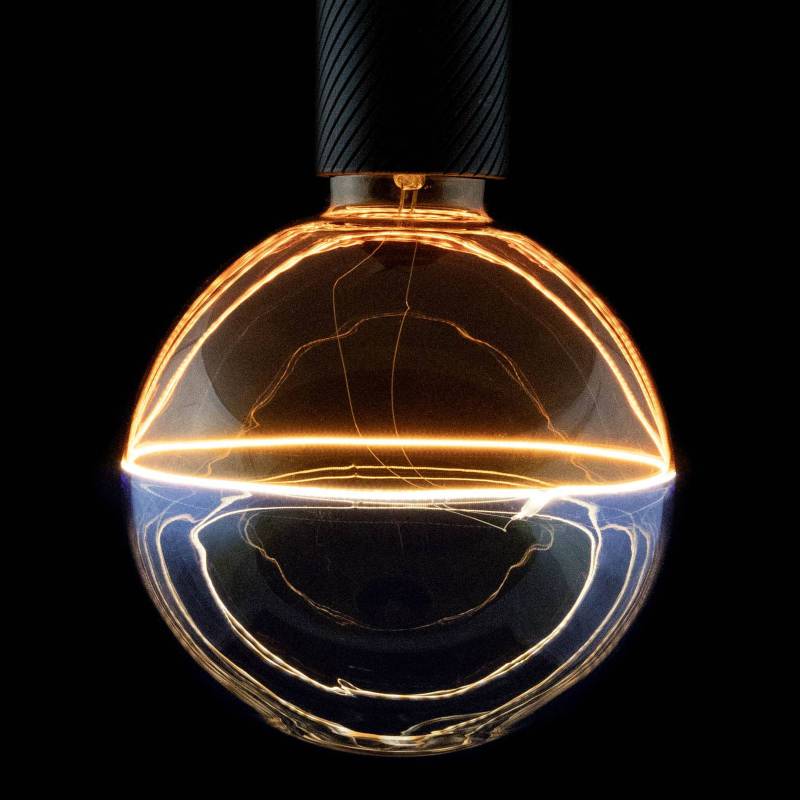 SEGULA LED-Globe Illusion, E27 G145 blau/amber 6W 1.900K dim von Segula