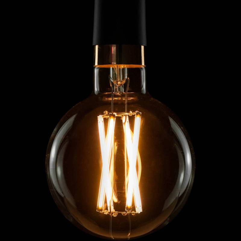 SEGULA LED-Globelampe E27 14 W klar Filament 922 dim 1400 lm von Segula