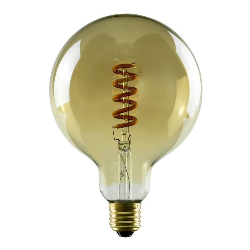SEGULA LED-Globelampe E27 6W G125 1.900K gold dim von Segula