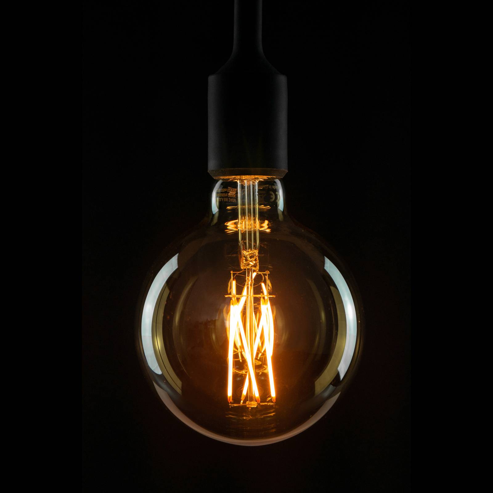SEGULA LED-Globelampe E27 G125 5W 2.200K gold dimm SEGULA LED-Globelampe E27 G125 5W 2.200K gold dimm von Segula