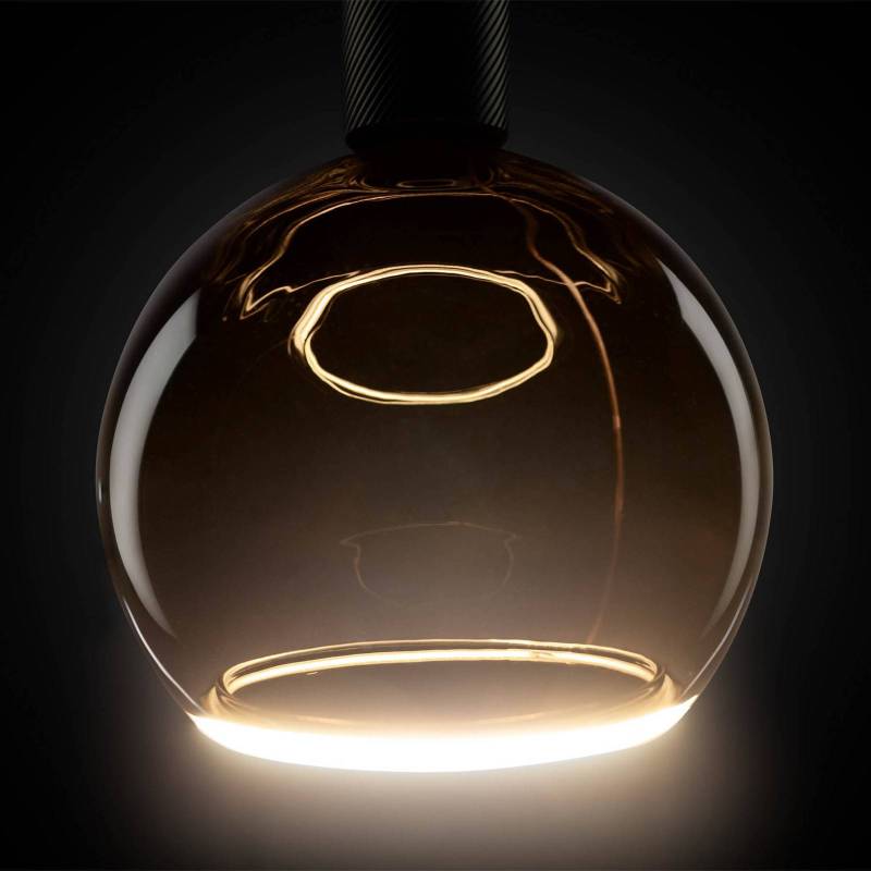 SEGULA LED-Globelampe Floating, E27 schwarz G200 4 W 922 dim von Segula