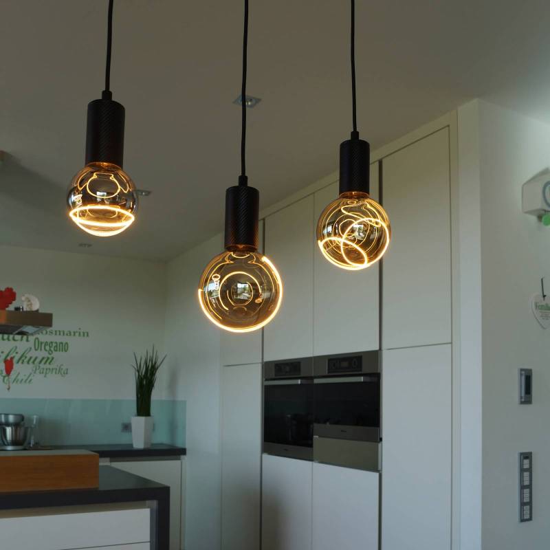SEGULA LED Illusion G125 Crescent top E27 6W rauch von Segula