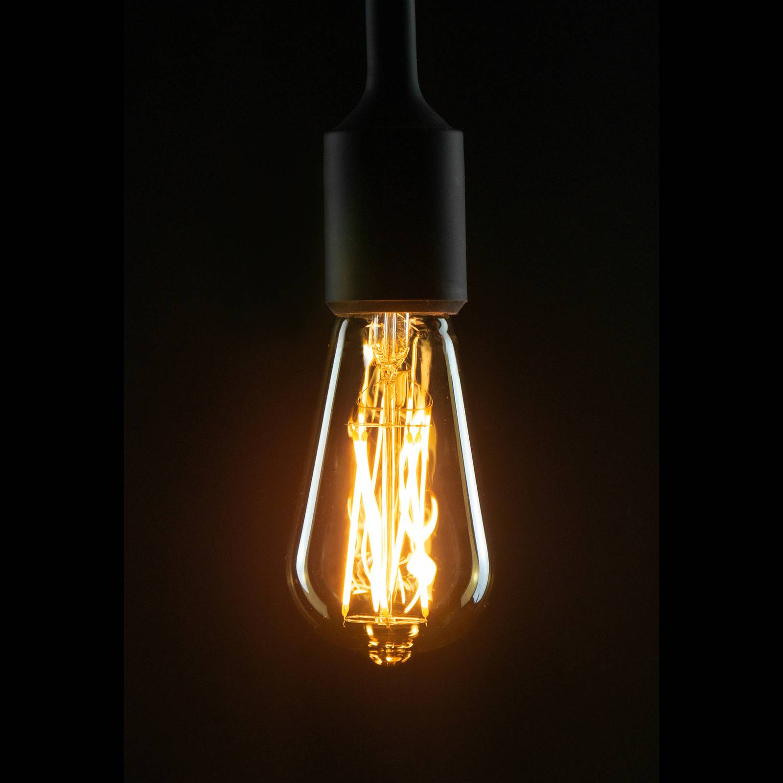SEGULA LED-Lampe E27 ST64 5W 2.200K gold/gold dim SEGULA LED-Lampe E27 ST64 5W 2.200K gold/gold dim von Segula