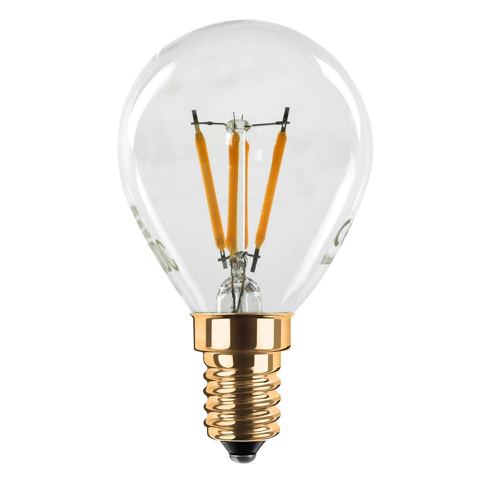 SEGULA LED-Tropfenlampe 24V DC E14 3W Filament 922 von Segula