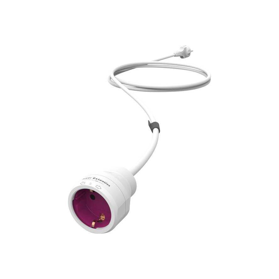 SEGULA Power Extension 5m, Steckdose + Schalter, magenta von Segula