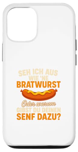 Seh Ich Aus Wie Eine Bratwurst Lustiger Grill Spruch Hülle für iPhone 12/12 Pro von Seh Ich Aus Wie Eine Bratwurst Grill Spruch