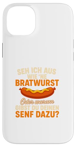 Seh Ich Aus Wie Eine Bratwurst Lustiger Grill Spruch Hülle für iPhone 14 Plus von Seh Ich Aus Wie Eine Bratwurst Grill Spruch