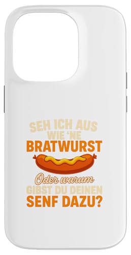 Seh Ich Aus Wie Eine Bratwurst Lustiger Grill Spruch Hülle für iPhone 14 Pro von Seh Ich Aus Wie Eine Bratwurst Grill Spruch