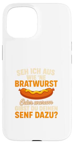 Seh Ich Aus Wie Eine Bratwurst Lustiger Grill Spruch Hülle für iPhone 15 von Seh Ich Aus Wie Eine Bratwurst Grill Spruch