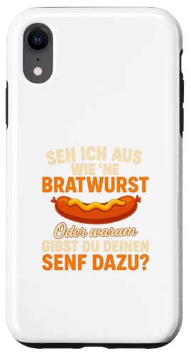 Seh Ich Aus Wie Eine Bratwurst Lustiger Grill Spruch Hülle für iPhone XR von Seh Ich Aus Wie Eine Bratwurst Grill Spruch