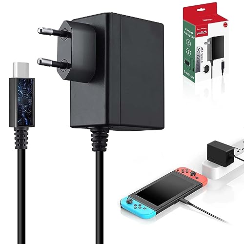 Switch-Netzteil, Typ-C AC-Adapter Schnellladung Switch Charging für Switch/Switch Lite/Switch Dock/Switch Pro und andere Typ-C-Geräte von Sehawei